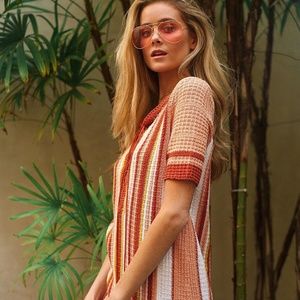 NWT 🍭 Free People Lollipop lace up Dress